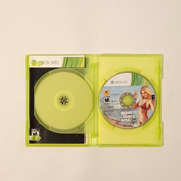 GRAND THEFT AUTO 5 Video Game Rockstar Games with Map of Los Santos + Towns 2013 - Picture 3 of 13